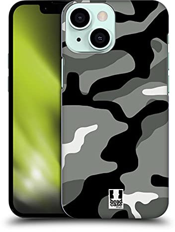 Head Case Designs Night Shift Military Camo Hard Back Case Compatible With Apple iPhone 13 Mini