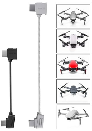 i-LEFANTE Cavo micro USB a USB C per controller remoto DJI Mini SE/Mavic Mini/Air/Spark/Mavic 2 (30 cm e 10 cm)