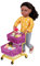 Our Generation BD35211Z Deluxe Einkaufswagen lila/gelb & Lebensmittel - ausgewogener Einkauf, für 46cm Puppen, mit funktionierenden Rollen – Kinder Spielzeug ab 3 Jahre - 45461 HCM Kinzel