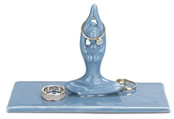 balvi Ringhalter Asana Farbe Blau Unkonventioneller Ringhalter mit einzigartigem und originellem Desi