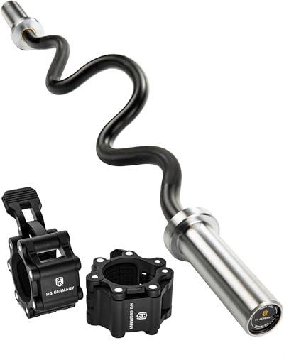 HQ Germany® SZ Stangen 50mm | 3 Varianten | Super-Curve/Performance/Training, Zubehör:+ Schnellverschluss, Typ:Super-Curve