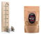 Axtschlag Flammlachsbrett Essential Line Birkenholz extrastark, 4-Fach & BBQ Rub Lachs, für einen einzigartigen Geschmack von Fleisch, Fisch und Gemüse, 250g Trockenmarinade, wiederverschließbar