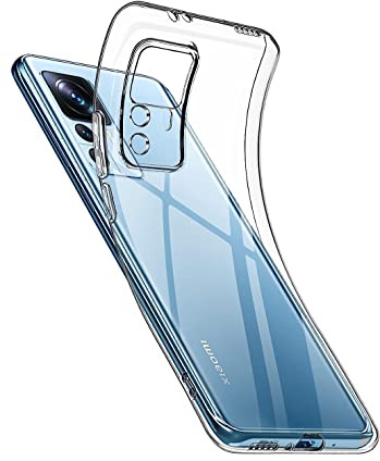 Captor Xiaomi: 12T / 12T Pro Hülle Durchsichtig TPU-Silikon - Handyhülle Xiaomi: 12T / 12T Pro Case ultradünn, Anti-vergilbend Schutzhülle