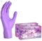 ARNOMED gants jetables violet, gants nitrile taille XS, gant jetable 200 pièces (2 boîtes), gants en nitrile non poudrés & sans latex, gants jetable cuisine, gants a usage unique en XS, S, M, L & XL