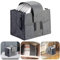 Caravan Plate Holder - Motorhome Kitchen Cupboard Storage For 8 Plates - Camping Dinnerware Solutions, Felt Liner (Grey)