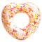 Intex 56253NP - Aufblasbarer Schwimmring Herz-Donut mit Zuckerstreuseln, Vinyl, Mehrfarbig, 94x89x25 cm