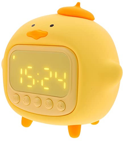 STOBAZA 1satz Led Nachtlicht Wecker Im Enten-design Multifunktionale Digitaluhr Mit Nachtlampe Für Kinderzimmer Aus Hochwertigem Für Schlafzimmer