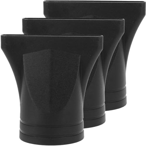 3pezzi Ugello Diffusore Per Asciugacapelli Plastica Nera Da Accessori Per Phon Strumento Per Acconciature E Styling Compatibile Con Asciugacapelli