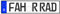 Kennzeichenheld - Fahrradträger-Kennzeichen aus Alu für Dein Auto, Nummernschild ohne Zulassungspflicht, schwarz, Carbon