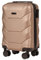 Wings Harschalen Koffer | Leicht Reisekoffer Trolley | Hard Shell Rollkoffer mit Schloss und Rollen (Golden, 51,5x33,5x19)