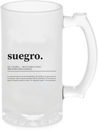Jarra Cerveza Definiciones Originales | Regalo Original (Suegro)