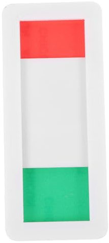 NUOBESTY Panneau Toilette Occupé En Pmma 7X3 Cm Indicateur Statut Coulissant Pour Porte Salle De Bain Wc Signalisation Facile À Installer