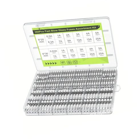 Industrielle Glassicherungen mit verschiedenen Ampere-Nennleistungen Hochstrombegrenzungssicherungen mit Speicher für Hausnetzstecker