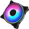 jojofuny 12v Computer Cooling Fan Argb Chassis Air Cooler Quiet Rgb Desktop Fan Fluid Dynamic Bearings for Enhanced Airflow for Gaming and High-performance Systems