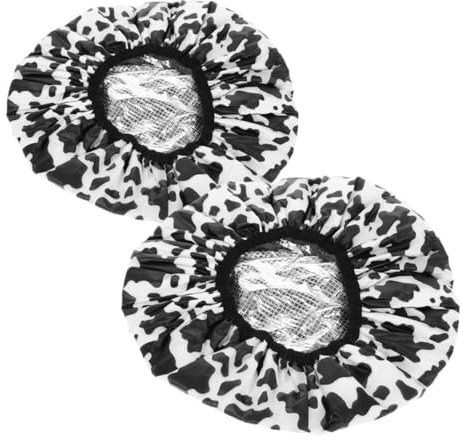 Vaguelly 2pcs Self Heating Hair Mask Cap Heat Cap for Deep Conditioning Women Spa Salon Hat