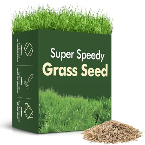 Fast Growing Grass Seed Hard Wearing 1kg Lawn Seed Mix for Repair and New Lawn - DEFRA Approved & Tailored for UK Climate