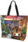 DNBCLEZK San Francisco Schultertasche aus Polyester, große Tasche, Shopper mit trendigen Drucken, Uni, für den täglichen Gebrauch für Damen und Herren (mehrere Muster-Designs), Schwarz