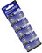FOLODA 1 Sheet LR721/AG11 Button Cell Batteries Stable Power Solution For Remote Toy Calculator Watches And Small Electronics