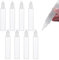 XENQITO 8 STK 30ml Liquid Flaschen, Tropfflaschen, Leere Quetschflaschen, Kunststoff Dosierflaschen, Plastikflaschen, Dropper Bottles mit Deckel Geeignet Für Öl, Farbe, Kleber Und Andere Flüssigkeiten