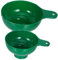 JECOMPRIS 2 piezas Embudo de Plástico de Boca Ancha para Llenar Frascos para Aceite y Color Verde