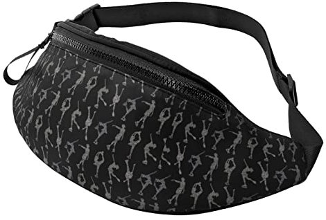 Bauchtasche Ich Liebe Eiskunstlauf Stylisch Umhängetaschen Verstellbarer Handytasche Tasche Für Herren Damen Camping 14X35Cm