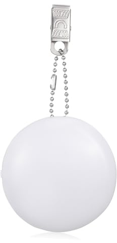 LED Handtaschenleuchte mit Berührungssensor, Runde Nachtlampe 5v | Clip, 1stück Weiß Kunststoff, Auto und Zwei Modi, Weihnachten Party