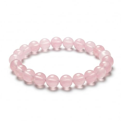 The Bead Shop Natural Gemstone Healing Crystal Bracelet 8mm Beads – Chakra Energy Balance Bracelet for Men Women – Meditation, Yoga & Spiritual Jewellery Gift