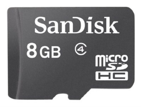 SanDisk Micro Secure Digital High Capacity (microSDHC) Speicherkarte 8GB (original Handelsverpackung)