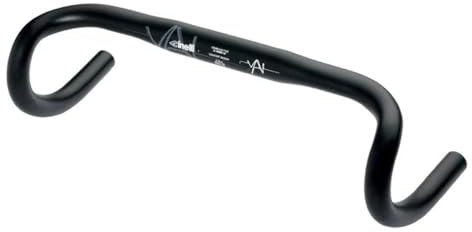 Cinelli Herren Vai Flacher Lenker, Schwarz eloxiert, 40 cm