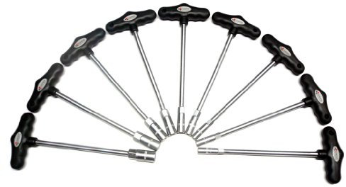 SWV 17801 Steckschlüssel Sortiment T-Griff 6-14mm 9 Teilig