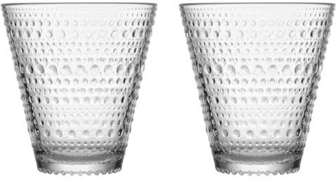 Iittala Kastehelmi Glas - 30cl - Klar - 2 Stück