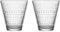Iittala Kastehelmi Glas - 30cl - Klar - 2 Stück
