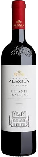 Castello di Albola Chianti Classico DOCG - Italian Still Red Wine from Tuscany - 100% Sangiovese Grapes - 75cl / 750ml, 13.5% ABV