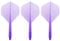 Condor Zero Stress Flight System | Standard Size | Dart Flights | Multiple Sizes | Multiple Colours (Clear Purple, Medium)