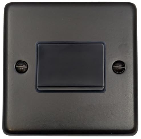 Matt Black Fan Isolator Switch - CFB69B