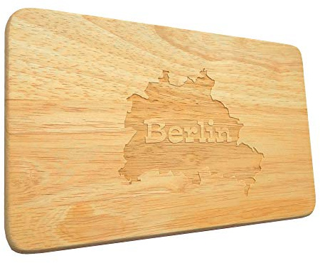 Brotbrett Berlin Frühstücksbrett Gravur Holz