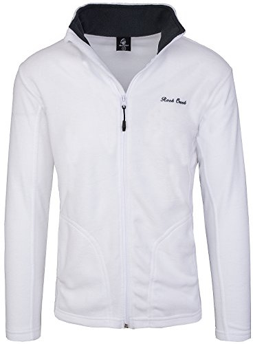 Rock Creek Fleecejacke Herren Outdoor H-139 | Wärmender Sweat-Pullover mit Reißverschluss, weiche Wanderbekleidung für Männer, Alltag, Camping und Freizeit