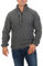 Mivaro Herren Fleecepullover mit Taschen und Reißverschluss, Größe:5XL, Farbe:Anthrazit
