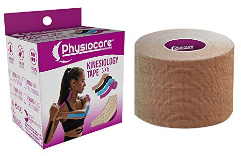 Physiocare Kinesio Tape beige Elastisches, latexfreies Band. Wasserfest.
