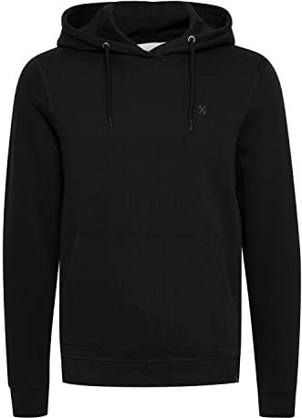 CASUAL FRIDAY CFSebastian Hood Sweat Herren Kapuzenpullover Hoodie Pullover mit Kapuze aus 100% Baumwolle, Größe:M, Farbe:Anthracite Black (194007)