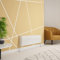 Warmehaus Radiatore Tradizionale Triplo Colonna Bianco Orizzontale Ghisa Stile Centrale Radiatore Riscaldamento -300 x 1190mm