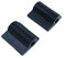 Shiwaki 2 Stück Schwarz Schaltpedalabdeckung Schaltpad Gummi Abriebfestes rutschfestes Design Innendurchmesser 8 mm Motorrad Schutzzubeh?r