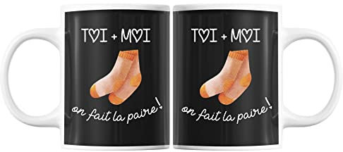 Mugs couple On fait la paire | Tasses Duo Amour
