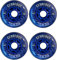 Alkali Revel Blue Indoor X-Soft 74A Roller Inline Hockey-Räder (76 mm)