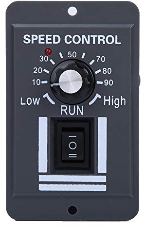 DC 12-60V 40A Motordrehzahlregler, PWM Bürstenmotor Drehzahlregler, DC Motorregler Vorwärts Rückwärtsdrehzahlregler, Einstellbarer Motorregler Wendeschalter