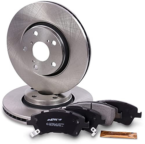 ATEC Germany Bremsenset Vorderachse inkl. Bremsscheiben Ø 295 mm Belüftet + Bremsbeläge Vorne Kompatibel mit TOYOTA AURIS (_E15_) (_E18_), AVENSIS (_T27_), VERSO (_R2_)