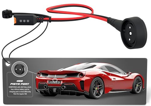 JMR Adapter for Ferrari 488 Pista Compatible with CTEK (488 Pista Port, with Indicator)