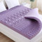 MUXHOMO 3 Inch King Size Mattress Topper, 7-Zone Gel Infused Mattress Topper, Egg Crate Foam Mattress, Lavender Cooling Gel Infused Bed Pad, CertiPUR-US Certified (76×80, Lavender)