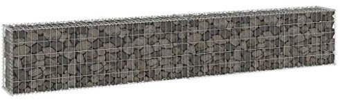 Générique Mur en Gabion avec couvercles Acier galvanisé 300x30x50 cm,Quincaillerie,Clôtures & barrières,Panneaux de clôture,16.2 kg,Argent,147820