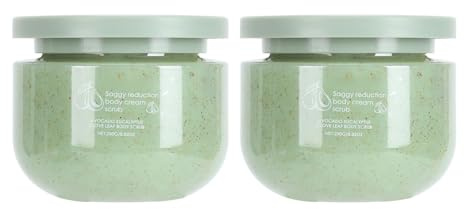 2 Stück 250G Avocado-Eis Körperpeeling tief Reinigende Haut Peeling Scrub Cream Hautstraffung